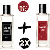 Ixora Black Erkek Parfüm 50 ML + Red Kadın Parfüm 50 ML