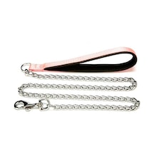Doggie Comfort Dokuma Köpek Gezdirme Tasması Medium Pembe 2.5x110 Pembe