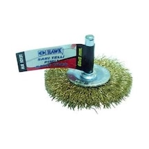 Hawk Ha-10135 Sarı Telli Pimli Daire Fırça 100 10mm