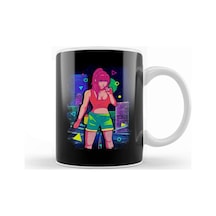 Cute Vaporwave Anime Girl Aesthetic Dance Music Kupa Bardak Porselen Karışık