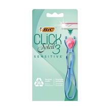 Bıc Soleil Click Sensitive 1 Gövde 2 Başlık Kadın Tıraş Bıçağı 3 Bıçak , Oynar Başlıklı, Aloe Vera Sku: Smg8690010423634