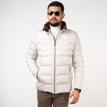 Montesori Slimfit Kapitone Erkek Mont