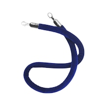 Suntek 59 Inç Kalabalık Kontrol Bariyer Halatı Şık, Kuyruk Gümüş Snap Hook