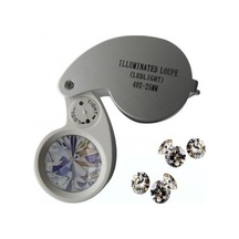 Mini 40x25mm Takı Büyüteç Cep Büyüteç Teftiş Elmas Pullar Madeni Kontrol Lup Mg21011