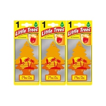 Little Trees 3'Lü Set Mai Tai - Pasifik Meyveleri Oto Kokusu