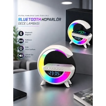 Bluetooth Hoparlör 15w Kablosuz Hızlı Şarj Led Gece Lambası Diğer 64839317