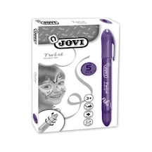 Jovi Twist Stick 5'li Mor Yüz Boyama Kalemi