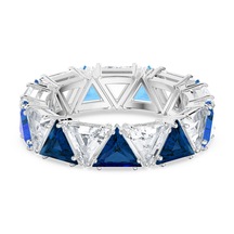 5610396 Swarovski Yüzük Mıllenıa:Ortyx Band Ring Blu Rhodium Shin