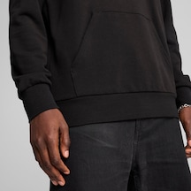 Puma Sports Legacy Graphıc Erkek Kapüşonlu Sweatshırt 629629 01 Siyah