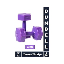 Avessa Premium Yüksek Kalite Sert Plastik Egzersiz Pilates Isınma Ev Hafif Ağırlık Antrenman 2x3 Kg Dambıl