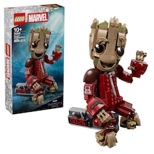 LEGO® ǀ  Marvel Yağmacı Tulumlu Groot 76341 - 10 Yaş ve Üzeri Çocuklar için Minfigür İçeren Yaratıcı Oyuncak Yapım Seti (604 Parça)