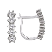 Argentum Concept - Zirkon Taşlı Gümüş Küpe N11.14579