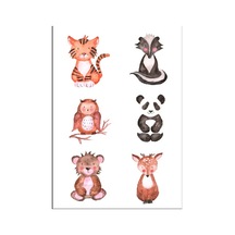 Sevimli Orman Hayvanları Sticker Set 1
