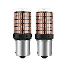 P21W 1156 Tek Duy Led Ba15S 144 Ledli Ultra Güçlü Kırmızı Işık 2
