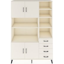 Hyperion Dolap 9 Raflı 4 Çekmeceli 4 Kapaklı 132x44x195 Aytaşı-aytaşı/aytaşı Aytası/aytası