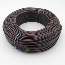 Elektrik Kablosu %100 Bakır 100 Metre 2X0.75 Mm Siyah Kırmızı