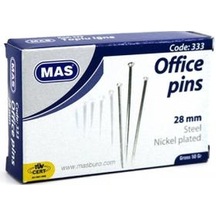 Mas 333 Toplu İğne 50 Gr 28 Mm