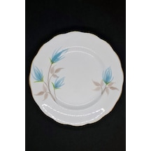 Royal Standart Fine Bone China Antika Porselen Pasta Tabağı 16 Cm Kahverengi