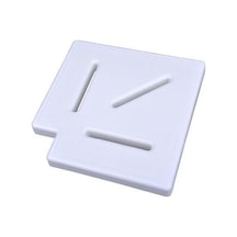 Gemaş Taşma Izgarası Köşe Parçası. 90° 25Cm-Plastik