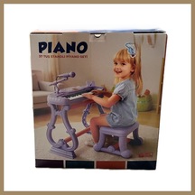 Bezos Urt033-003 Ayaklı 37 Tuş Piano Org - Lila 22