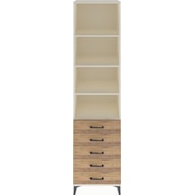 Hyperion Dolap 4 Raflı 5 Çekmeceli 60x44x243 Aytaşı-çam Aytaşı