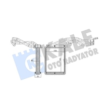 Kalorifer Radyatörü Ford Fıesta Fusıon 2002-2008 Arası Kale