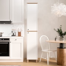 Robin Home Alaska Çok Amaçlı Dolap Mutfak Kiler Banyo Dolabı 195cm Sepet-beyaz Beyaz Robin Home Alaska Çok Amaçlı Dolap Mutfak Kiler Banyo Dolabı 195cm Sepet-beyaz Beyaz