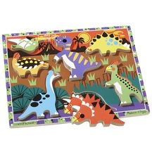 Melissa And Doug Ahşap TomBul Yapboz - Dinozorlar