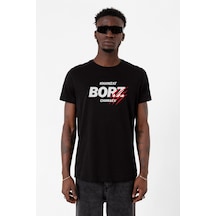 Khamzat Chimaev Borz Claw Siyah Erkek Tshirt Çok Renkli