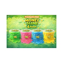 Money Slime 4 Renk Hazır Slime - Hazır Slaym - 4x80 Gr Karışık