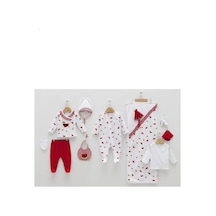 Caramell Kız Bebek Karbuz Desenli 10'lu Hastane Çıkışı Kırmızı
