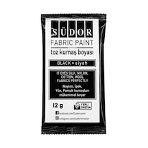 Kumaş Boyası Toz 12 Gr 1 Adet Südor Toz Kumaş Boyası Kot Pantalon Gömlek Tişört Tekstil Kumaş Boyası 1 Adet Siyah