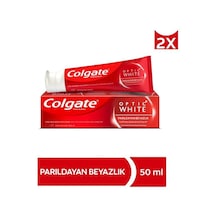 Colgate Optic White Parıldayan Beyazlık Beyazlatıcı Diş Macunu 2 x 50 ML