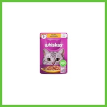 Whiskas Pouch Jöle İçinde Tavuklu Yetişkin Kedi Konservesi 85 Gr Dmc