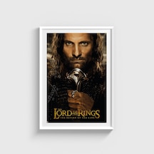 The Lord Of The Rings: The Return Of The King 2003 Film Posteri Tablo Çerçeveli Poster Duvar Dekorasyonu Beyaz Çerçeveli Tablo Beyaz Çerçeveli Tablo Dn11d393beyaz