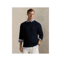 Polo Ralph Lauren Örgülü Triko Kazak Lacivert