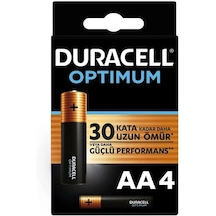 Duracell Optimum Aa Alkalin Kalem Pil, 1,5v Lr6 / Mn1500 , 4 Lü