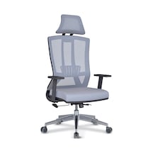 Uzay Ofis Air-x Müdür Koltuğu - Ayarlı Kolçak  - Gri