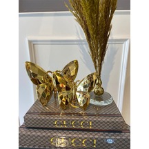 Ikili Gold Kelebek Biblo
