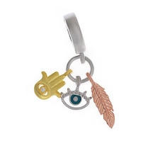 Kadın Şans Model Gümüş Charm
