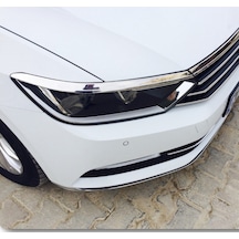 Vw Passat B8 ve B8.5 Krom Far Kaşı Seti 3 Parça