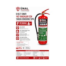 6 Kg Araç Yangın Tüpü Kkt Abc Oto Muayene Yangın Söndürücü Güvenlik Ekipmanı
