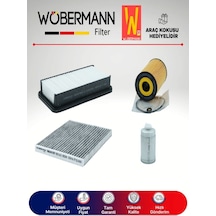 Wöbermann Hyundai Accent Era 1.5 CRDI Filtre Bakım Seti 2006-2012 4'lü Karbonlu