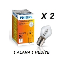 Phılıps 12v 35/35 Ön Far Ampulü Motosiklet Bosch Tipi Sarı 2 Adet