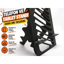 Masaüstü Telefon &amp Tablet Tutucu Siyah