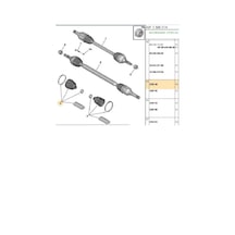 Dış Aks Körüğü C2 C3 207 Ssc1900008-3293a5