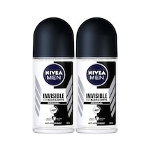 Nivea İnvisible Black&White Power Erkek Roll-On Deodorant 50 ML x 2