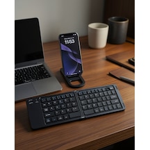 Katlanabilir Bluetooth Klavye Usb-c Şarjlı 3 Cihaz Bağlantılı Uczzkb07-3
