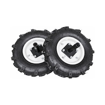 Çapa Makinesi 400 X 80 Teker Takımı 23mm Sabit Aks Havalı 2 Adet