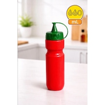 Herevin 161320-001 660 Ml Sade Ketçap Şişesi Kırmızı